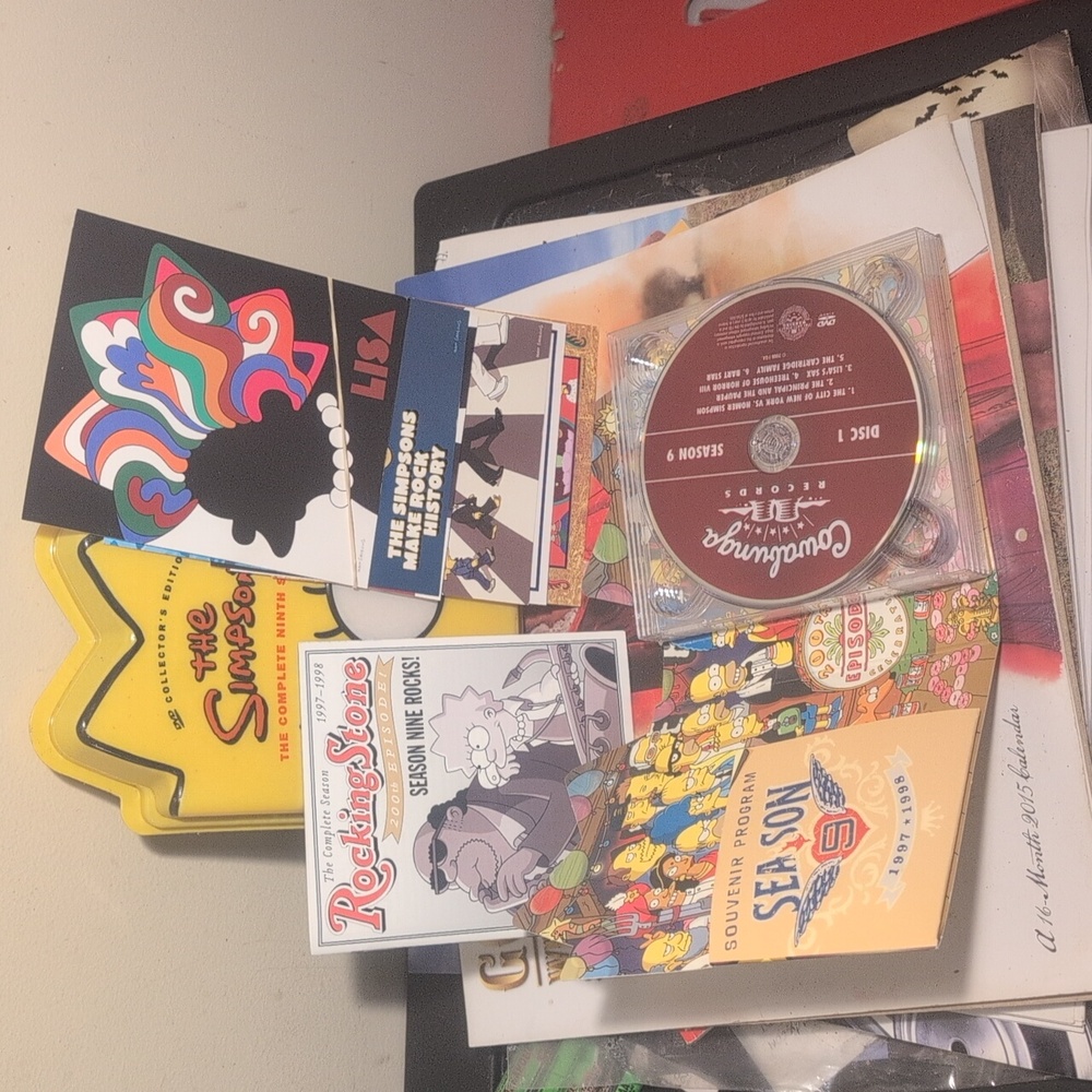 The Simpsons Complete Ninth Season 9 DVD 4 Disc Set Lisa Case Collectors Edition